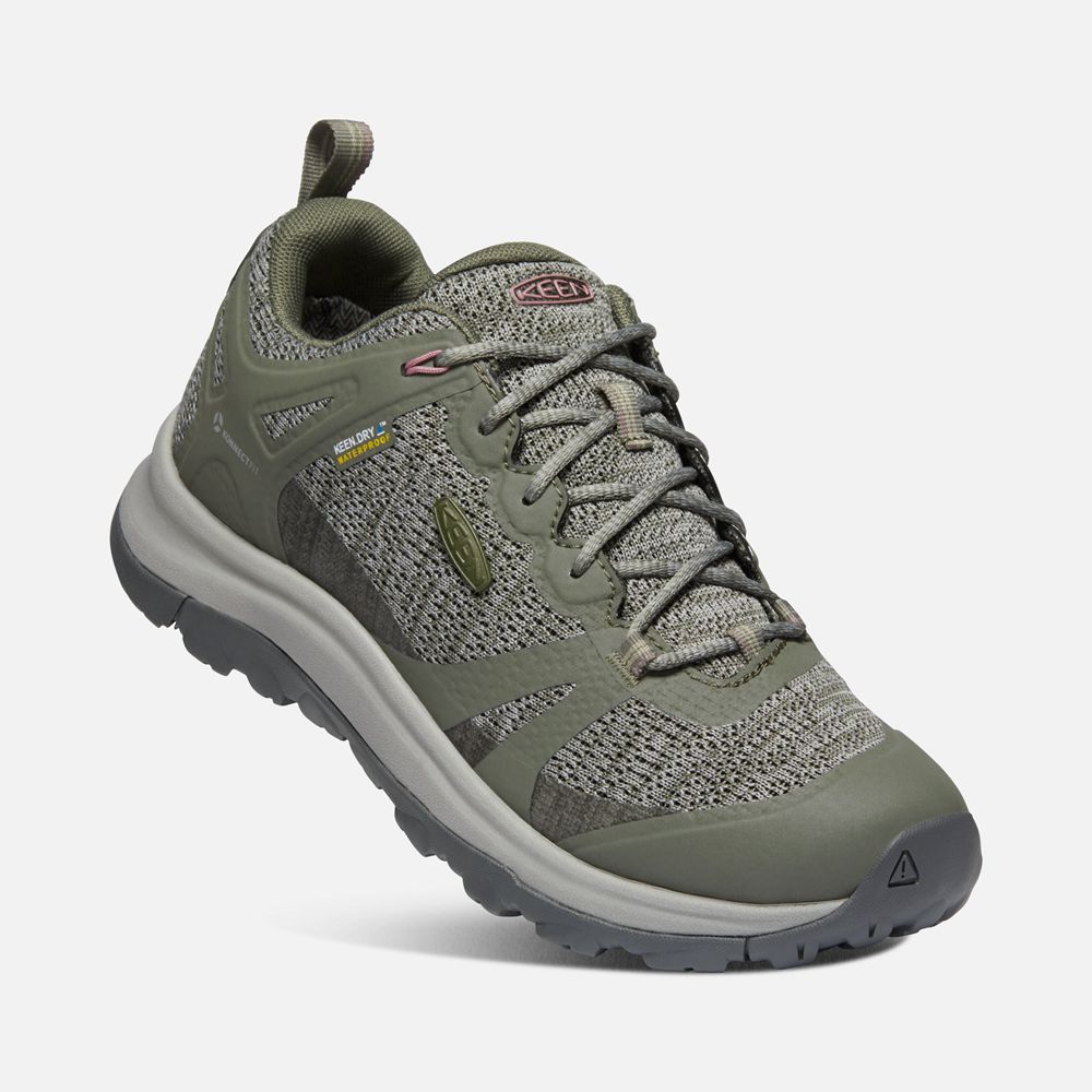 Baskets Keen Femme Vert Olive | Terradora Ii Waterproof Shoes | YJMKW-5198